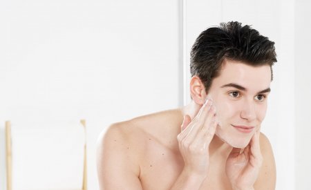 Bioderma - man cleansing his face Bioderma - man cleansing his face